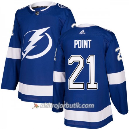 Män Ishockey Tampa Bay Lightning Tröja Brayden Point 21 Adidas 2017-2018 Blå Authentic Män Ishockey Tampa Bay Lightning Tröja Brayden Point 21 Adidas 2017-2018 Blå Authentic